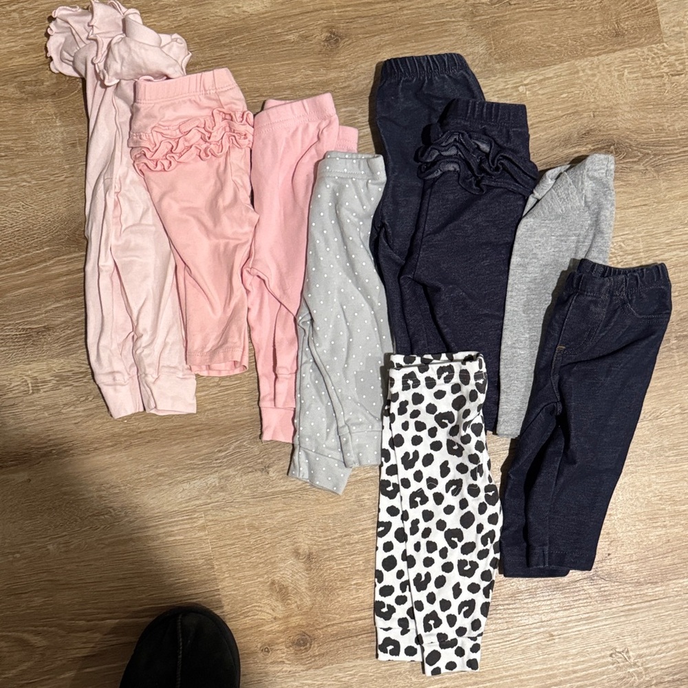 6 mo Baby Pants Leggings Ser
